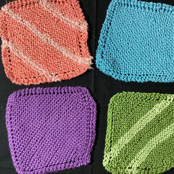 Baker's dozen knit dish cloths (set2) - Picture 4 of 5